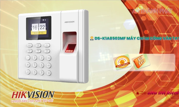 DS-K1A8503MF  Hikvision  Máy Chấm Công