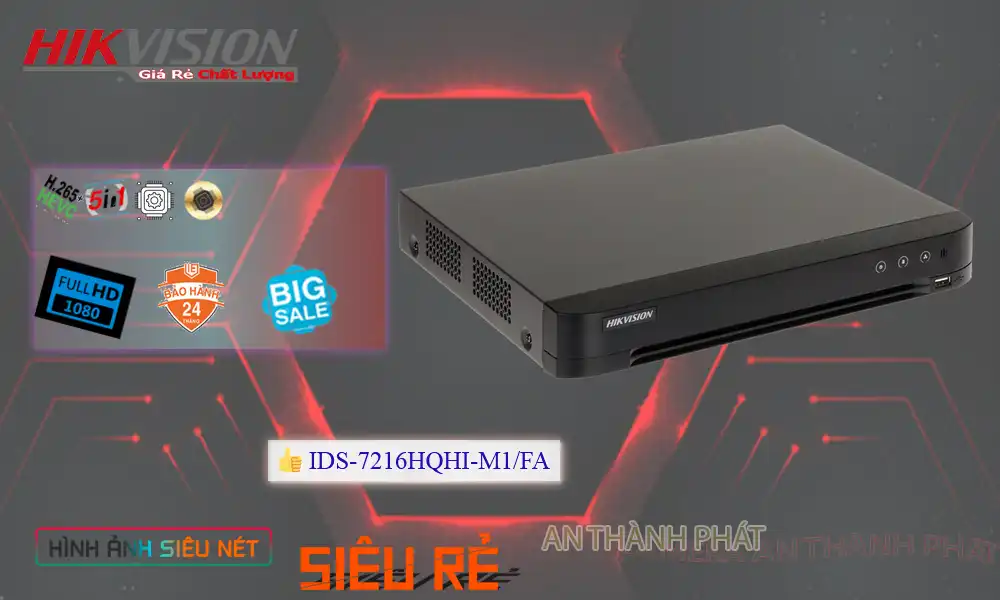 IDS-7216HQHI-M1/FA sắc nét Hikvision IDS-7216HQHI-M1/FA sắc nét Hikvision