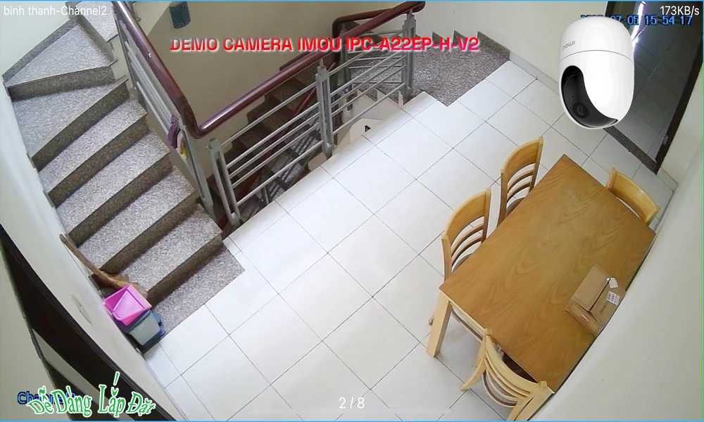 ➠  IPC-A22EP-G-V2 sắc nét Wifi Imou