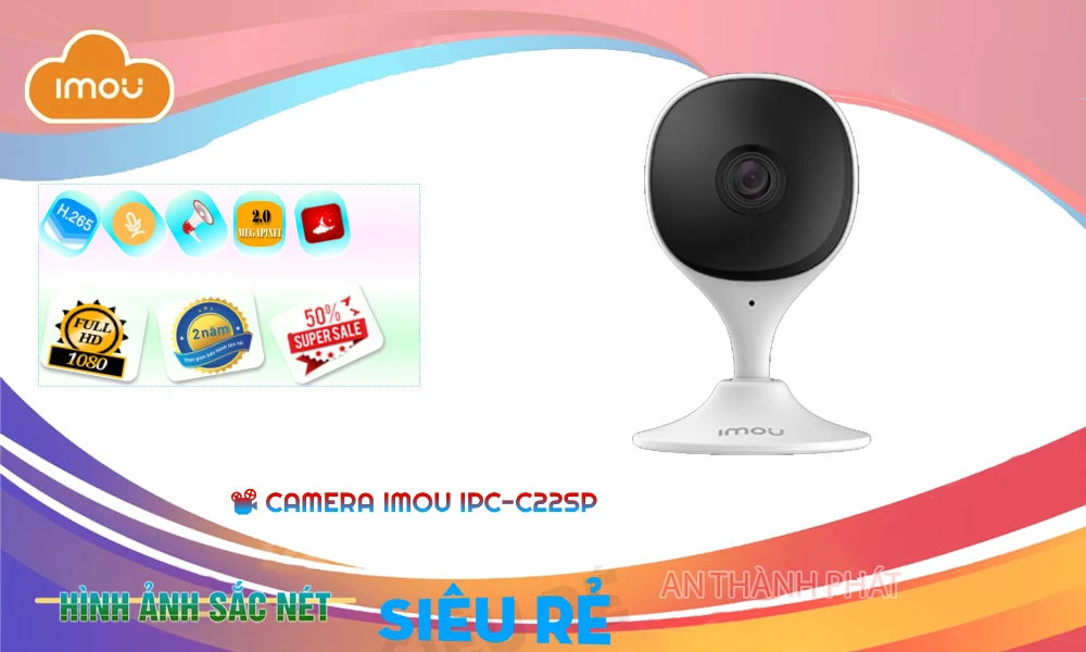 IPC-C22EP-A sắc nét Wifi Imou IPC-C22EP-A sắc nét Wifi Imou