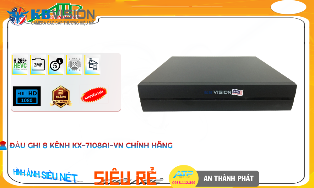 KX-7108Ai-VNThiết Bị Ghi Hình đang khuyến mãi KBvision,Giá KX-7108Ai-VN,KX-7108Ai-VN Giá Khuyến Mãi,bán Đầu Thu KTS