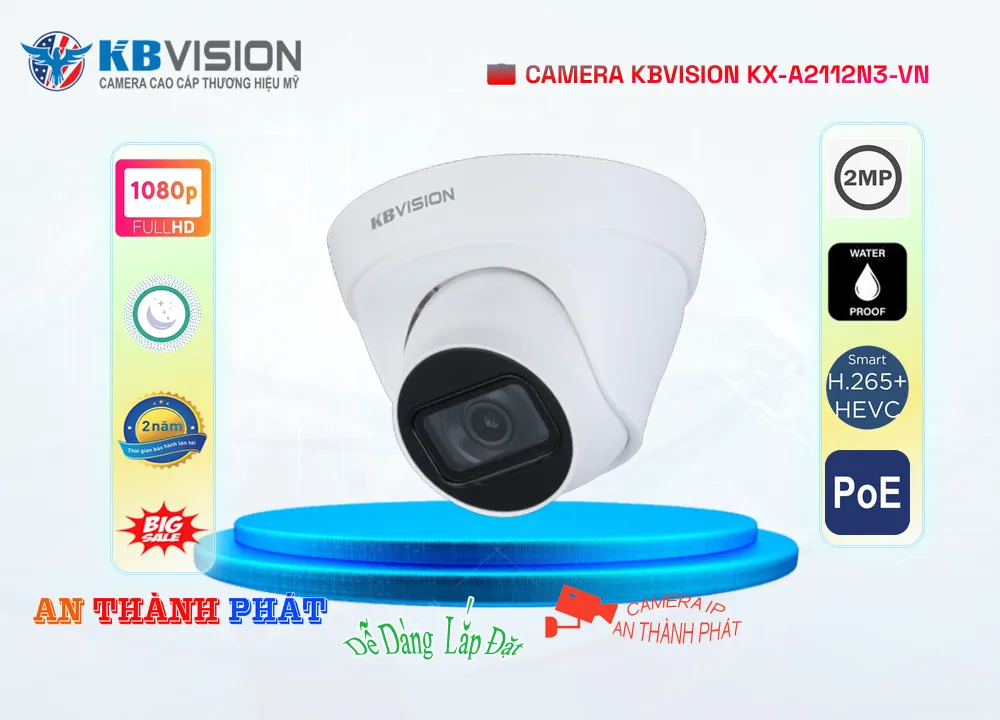 Camera IP Kbvision KX-A2112N3-VN,Giá KX-A2112N3-VN,KX-A2112N3-VN Giá Khuyến Mãi,bán KX-A2112N3-VN,KX-A2112N3-VN Công