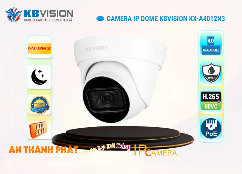 Camera IP Kbvision KX-A4012N3,thông số KX-A4012N3,KX-A4012N3 Giá rẻ,KX A4012N3,Chất Lượng KX-A4012N3,Giá