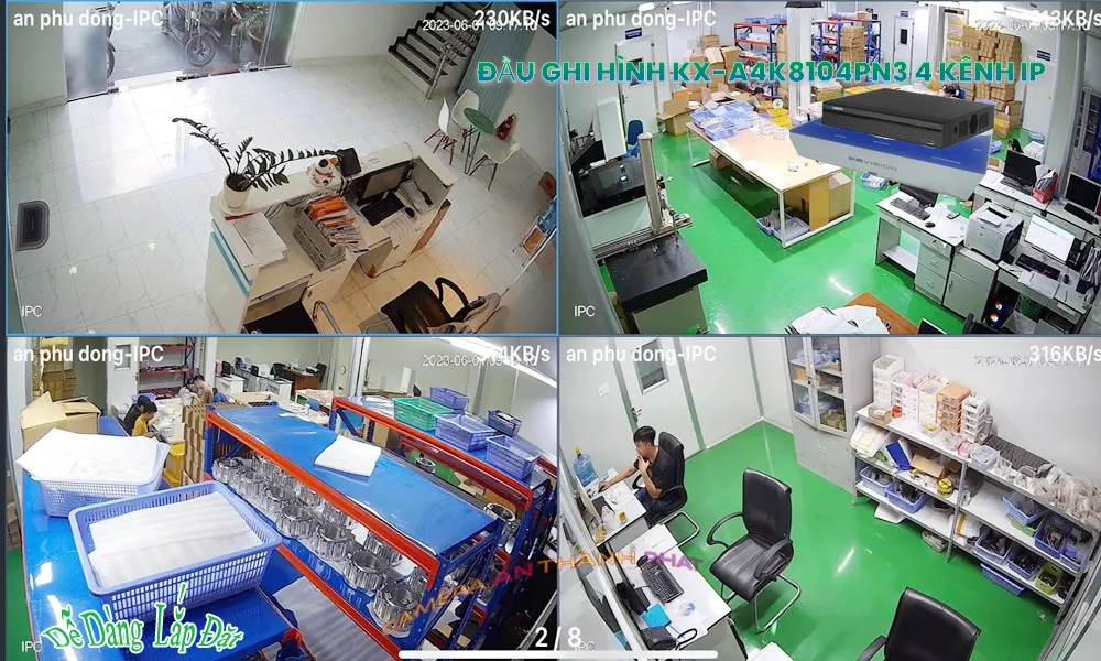 Đầu Thu KX-A4K8104PN3 KBvision