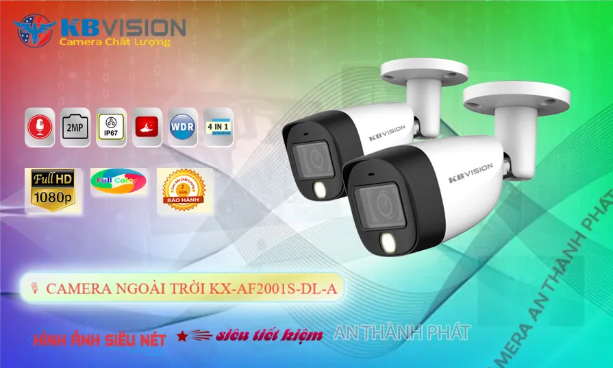 Camera KX-AF2001S-DL-A KBvision Thiết kế Đẹp