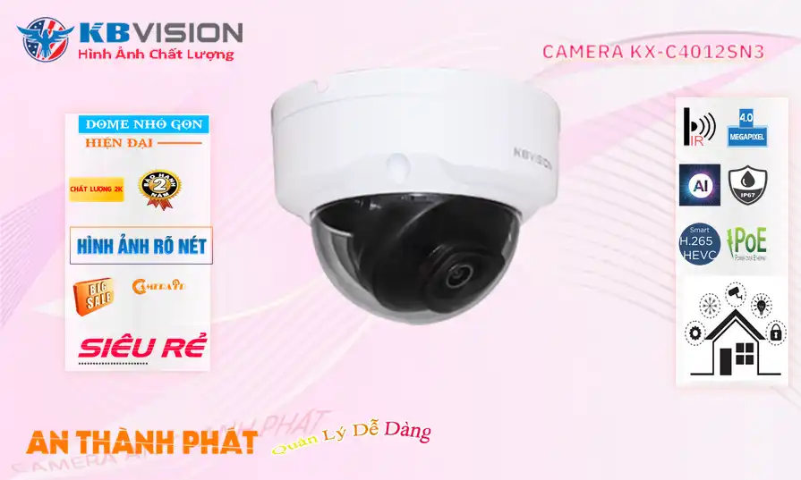 KX-C4012SN3 sắc nét KBvision KX-C4012SN3 sắc nét KBvision