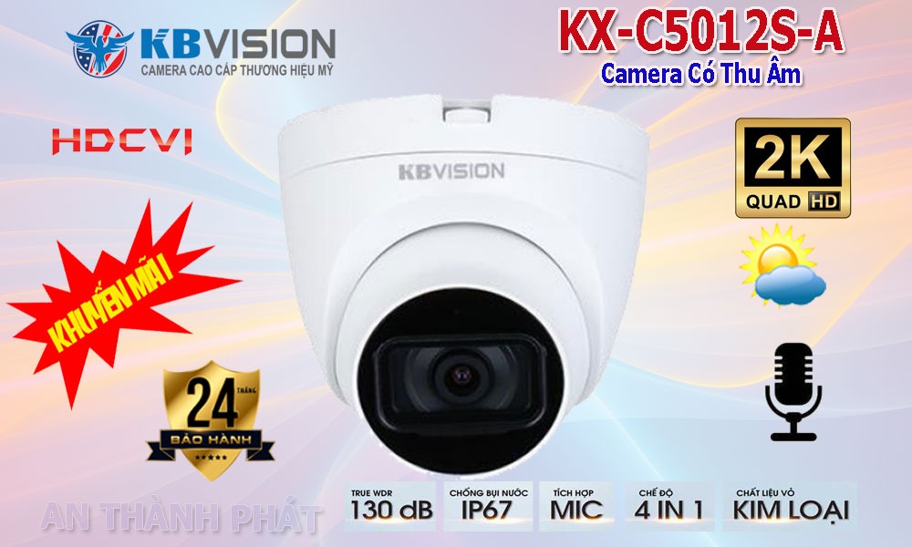 KX-C5012S-A camera gia đình tích hợp thu âm 4.0MP