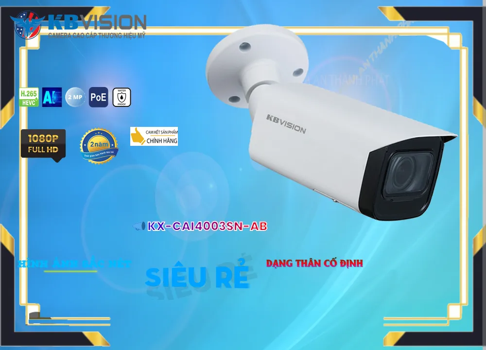 Camera KBvision KX-CAi4003SN-AB,Giá KX-CAi4003SN-AB,KX-CAi4003SN-AB Giá Khuyến Mãi,bán KX-CAi4003SN-AB,KX-CAi4003SN-AB