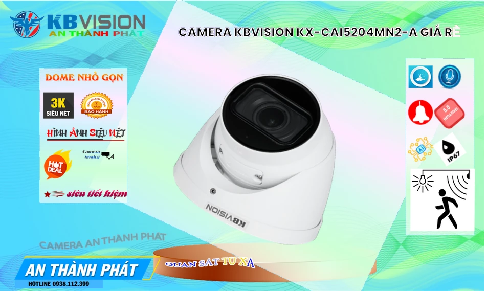 KX-CAi5204MN2-A Camera  KBvision Sắc Nét