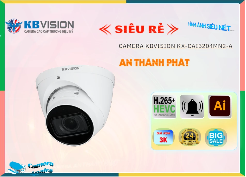 Camera KBvision KX-CAi5204MN2-A,Giá KX-CAi5204MN2-A,phân phối KX-CAi5204MN2-A,KX-CAi5204MN2-ABán Giá Rẻ,KX-CAi5204MN2-A