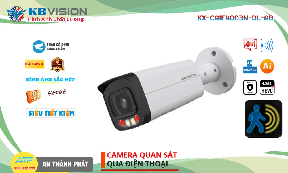 Camera Kbvision KX-CAiF4003N-DL-AB
