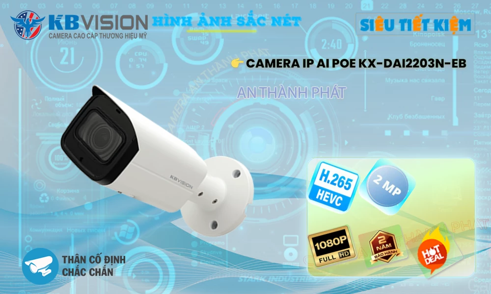 Camera KX-DAi2203N-EB Thiết kế Đẹp