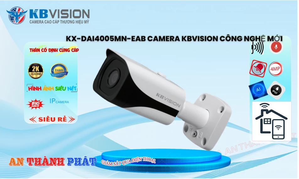 KX-DAi4005MN-EAB  KBvision Giá rẻ