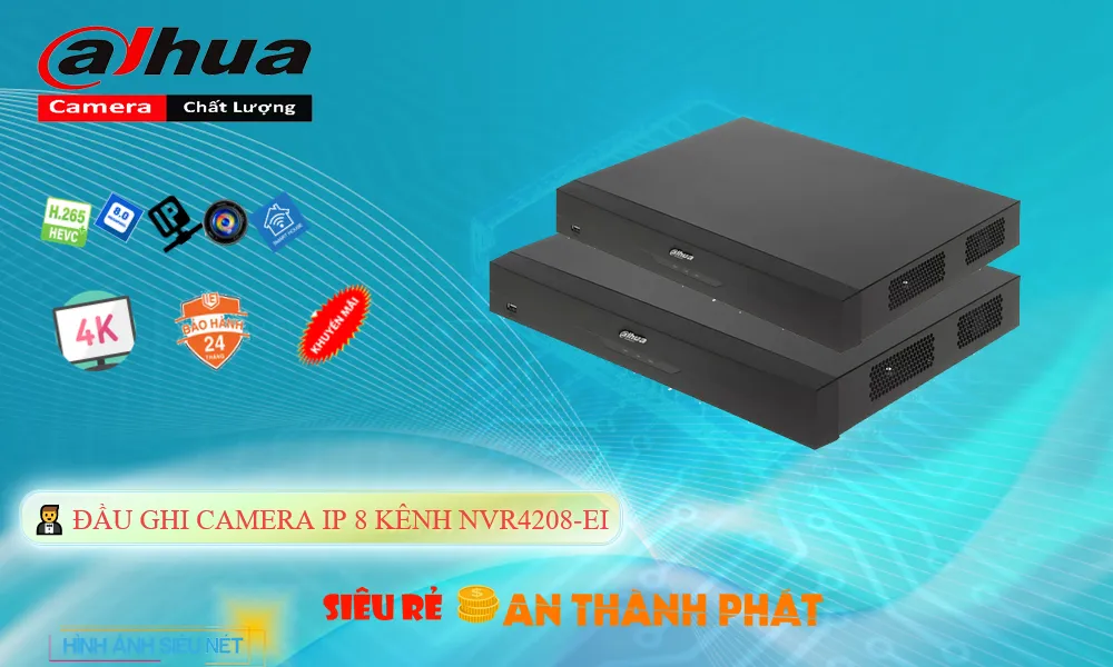 NVR4208-EI Thiết Bị Ghi Hình 8 Kênh