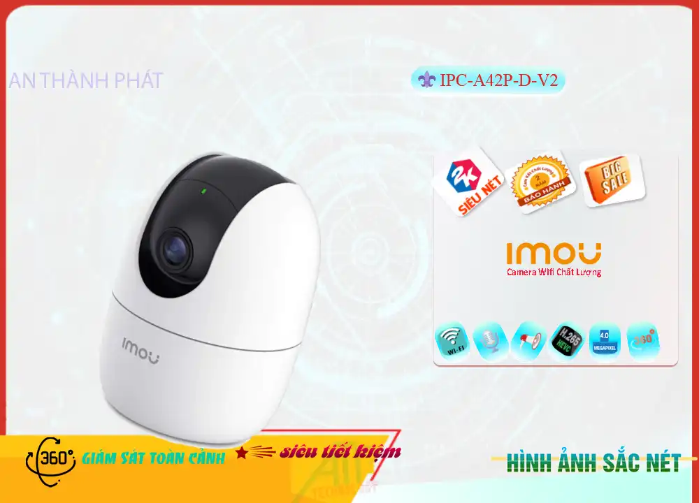 PC-A42P-D-V2 sắc nét Wifi Imou
