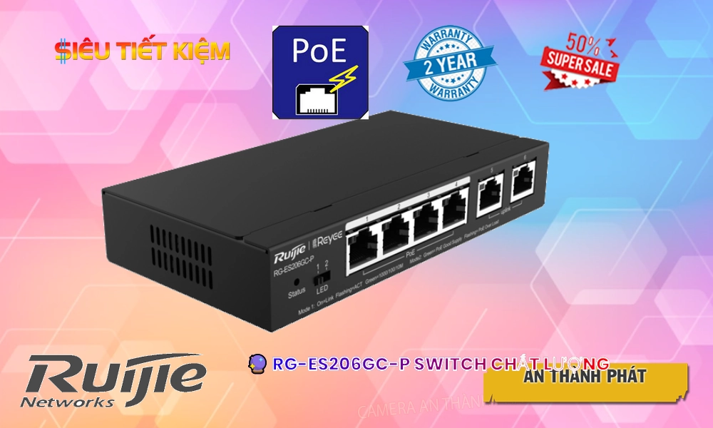 RG-ES206GC-P Hãng Ruijie Bộ Quản Lý Mạng RG-ES206GC-P Hãng Ruijie Bộ Quản Lý Mạng