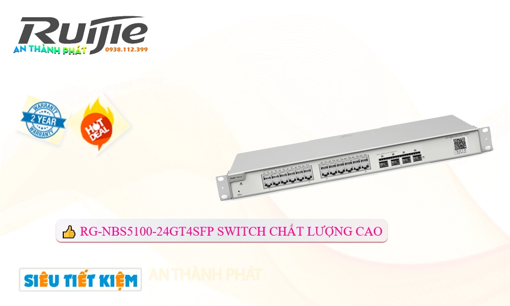 Hãng Ruijie  Bộ Quản Lý Mạng  RG-NBS5100-24GT4SFP