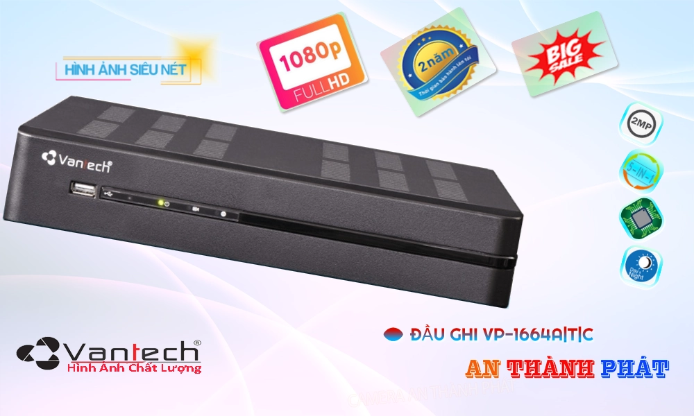 VP-1664A|T|C Đầu Thu VanTech VP-1664A|T|C Đầu Thu VanTech