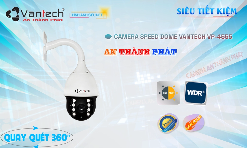 Camera Giá Rẻ VanTech VP-4555 Ip Sắc Nét Công Nghệ Mới