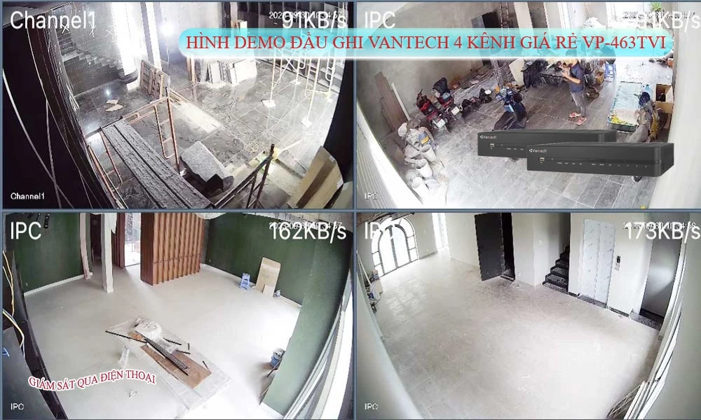 Đầu ghi VanTech VP-463TVI Tiết Kiệm