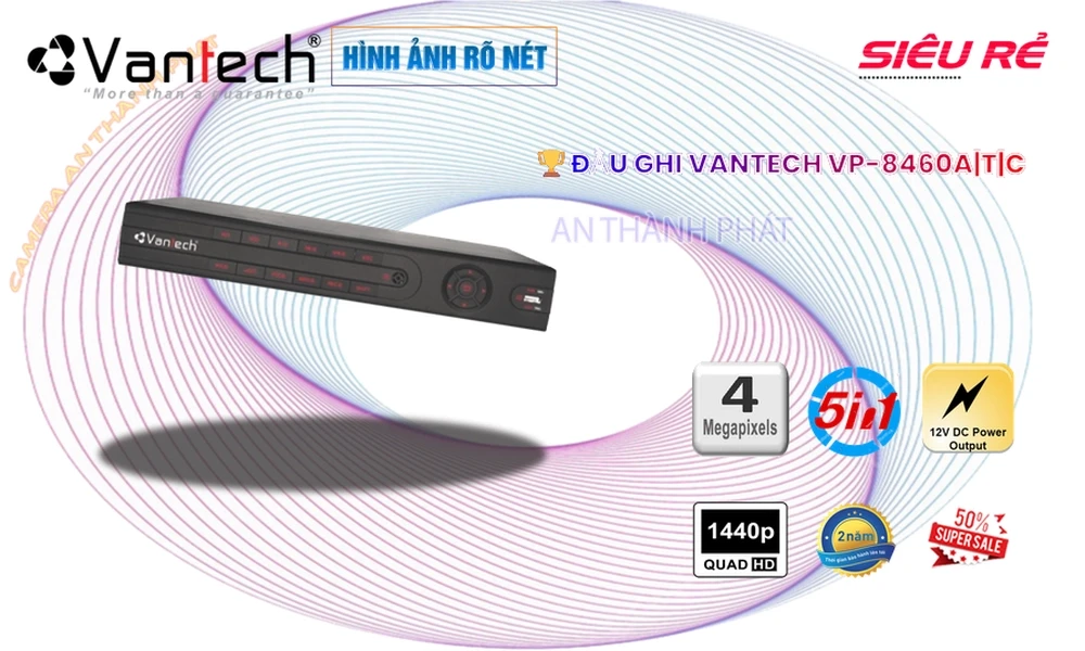 VP-8460A|T|C Đầu Thu VanTech