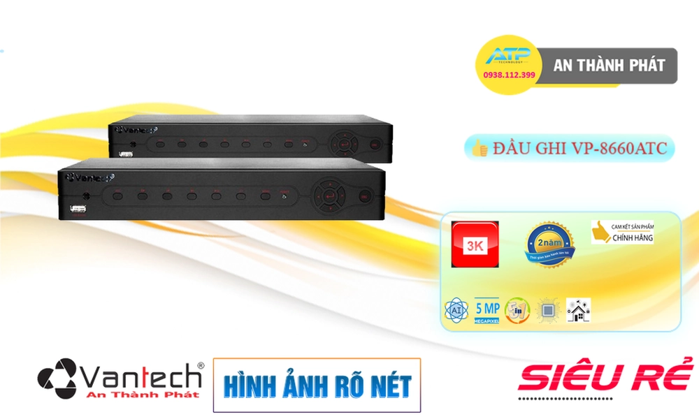 VP-8660ATC Đầu Ghi VanTech VP-8660ATC Đầu Ghi VanTech