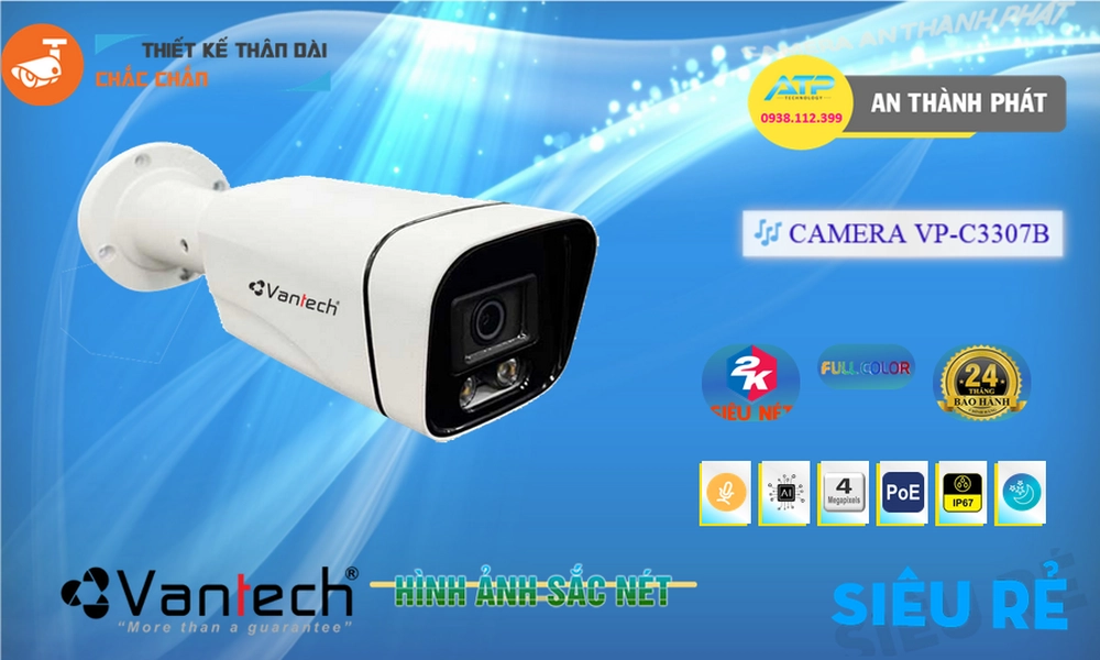 ✲ VP-C3307B Hình Ảnh Đẹp VanTech ✲ VP-C3307B Hình Ảnh Đẹp VanTech
