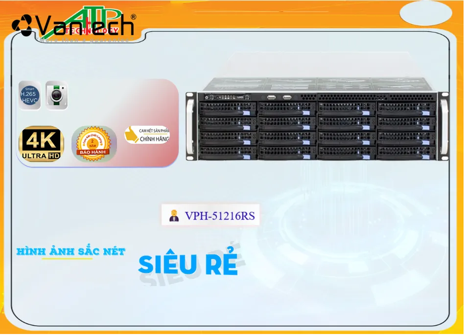 Đầu Ghi Hình VanTech VPH-51216RS,VPH-51216RS Giá rẻ,VPH-51216RS Giá Thấp Nhất,Chất Lượng VPH-51216RS,VPH-51216RS Công