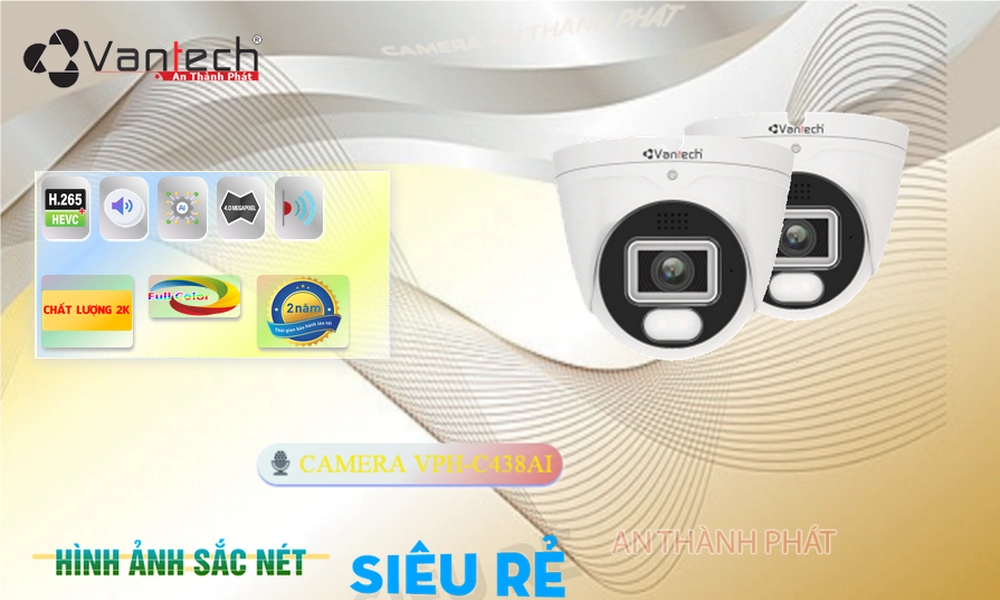Camera VanTech giá rẻ chất lượng cao VPH-C438AI Camera VanTech giá rẻ chất lượng cao VPH-C438AI