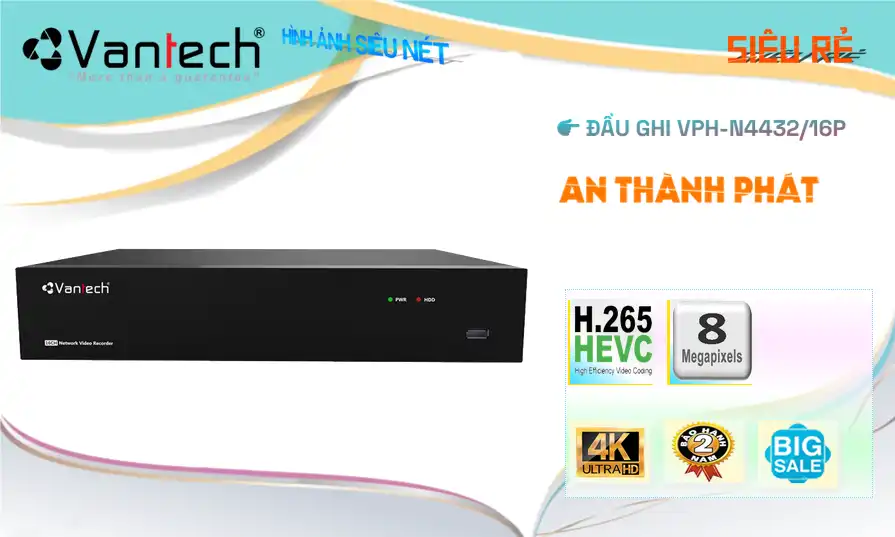 ➠ VPH-N4432/16P sắc nét VanTech ➠ VPH-N4432/16P sắc nét VanTech