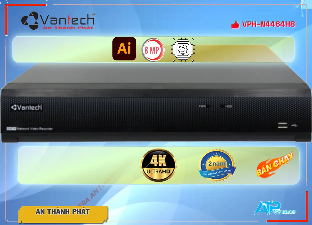 VPH-N4432/16PThị Bị Ghi Hình Thiết kế Đẹp  VanTech