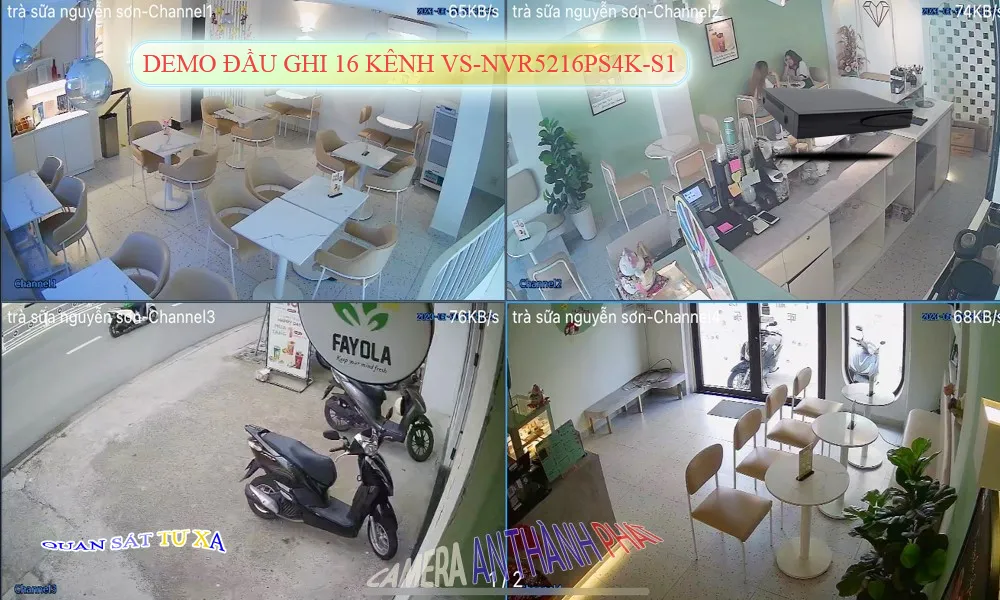 Đầu ghi Visioncop VS-NVR5216PS4K-S1 Đầu ghi Visioncop VS-NVR5216PS4K-S1