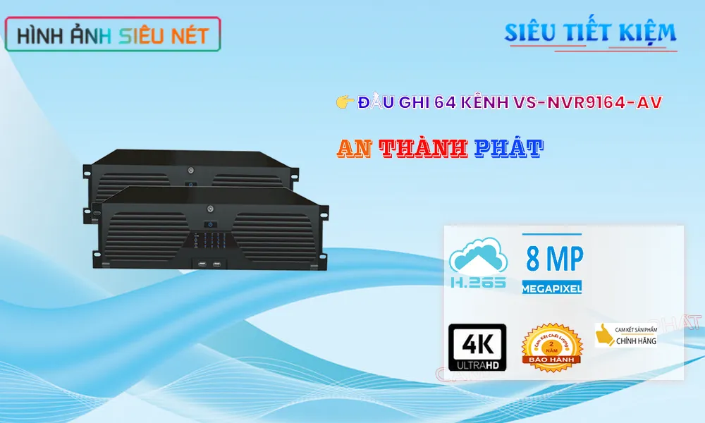 Đầu ghi Visioncop VS-NVR9164-AV Đầu ghi Visioncop VS-NVR9164-AV