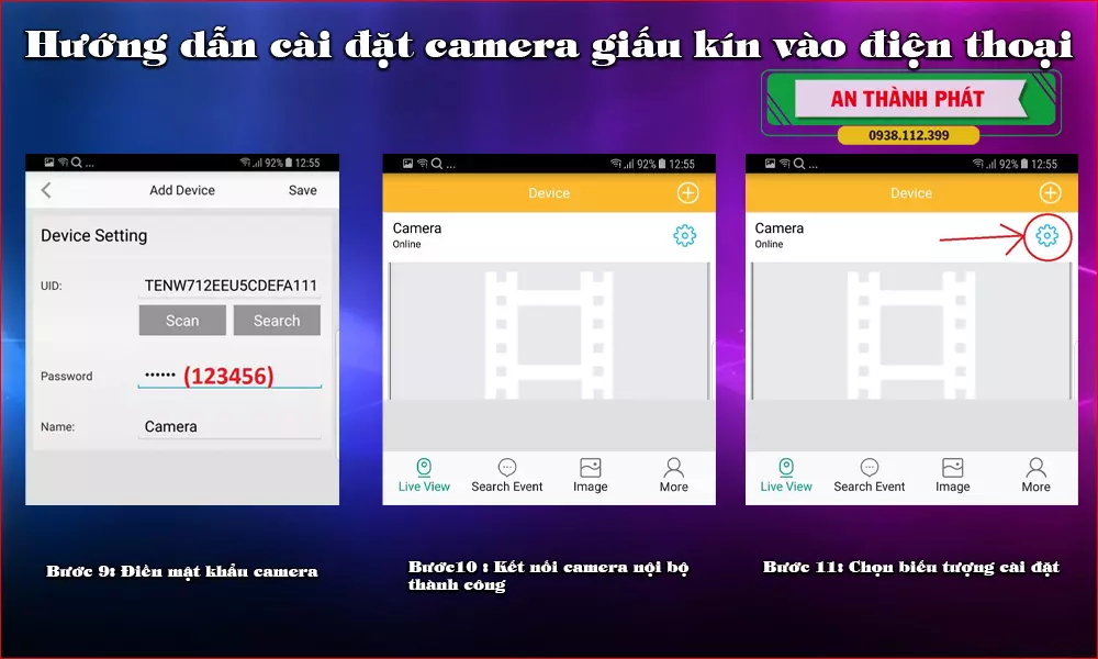hương dan cai dat camera giau kin bươc 9,10,11