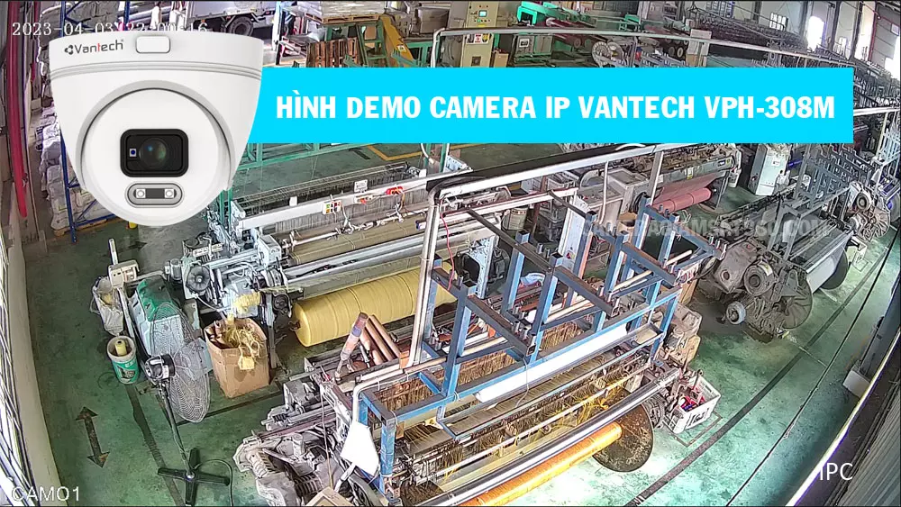 hình ảnh demo camera Ip vantech VPH-308M