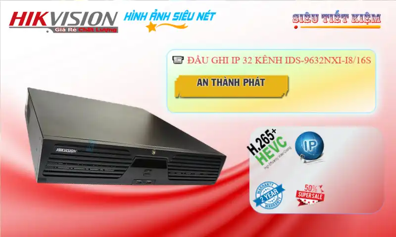 Đầu Ghi Hikvision iDS-9632NXI-I8/16S Đầu Ghi Hikvision iDS-9632NXI-I8/16S