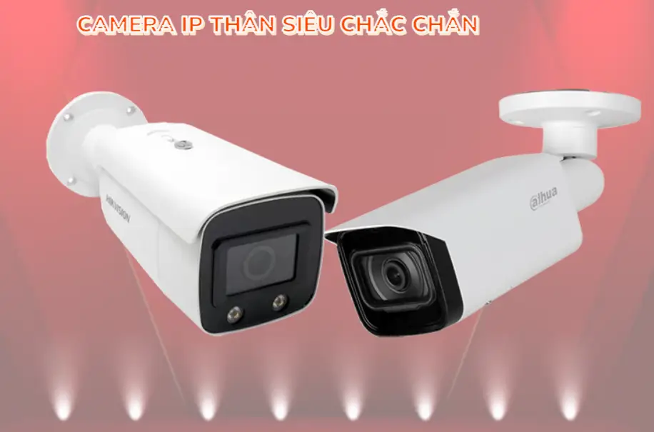 lắp camera ip thiết kế dạng thân trụ Hikvision chắc chắn
