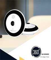 Camera wifi góc nhìn toàn cảnh 360 độ công nghệ mới làm tăng khả năng quản lý, chỉ cần một camera ống kính mắt cá, bạn có thể quan sát mọi góc độ trong 